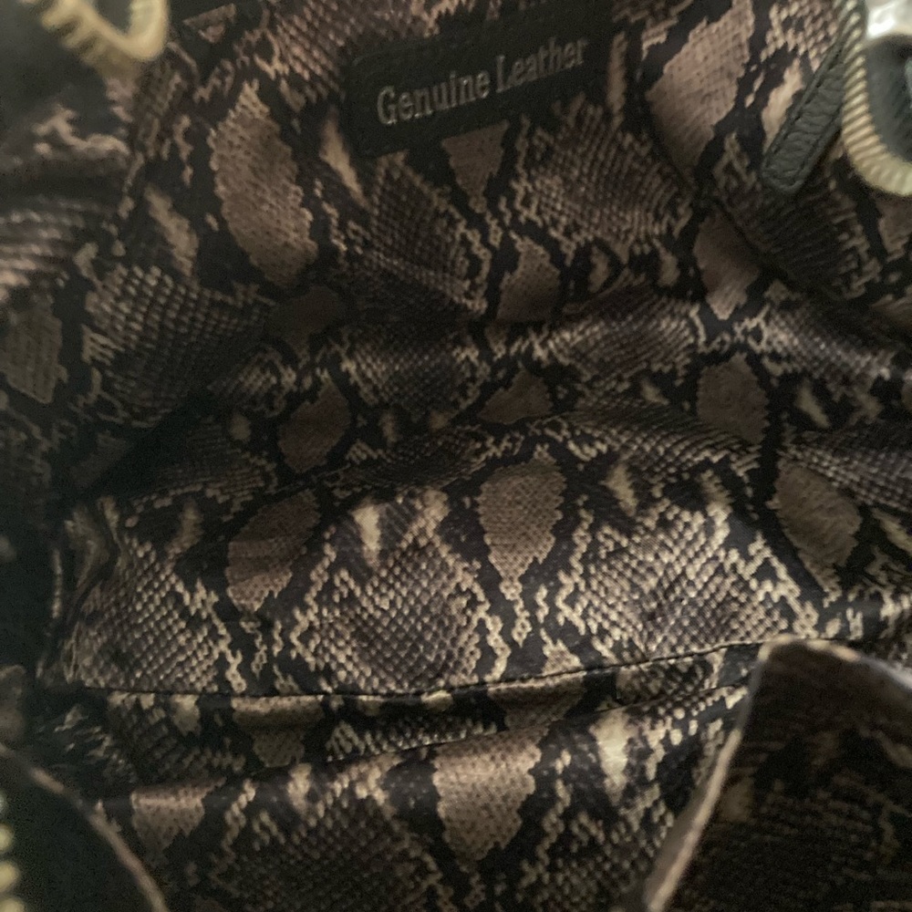 Harley-Davidson Black Studded Fringe Hobo Bag - Picture 8 of 8
